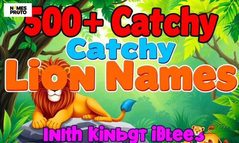 500+ Catchy Lion Names Ideas For The King Of Jungle