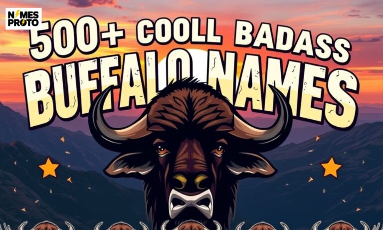 500+ Cool And Badass Buffalo Names