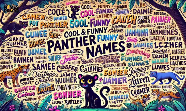 500+ Cool And Funny Panther Names 