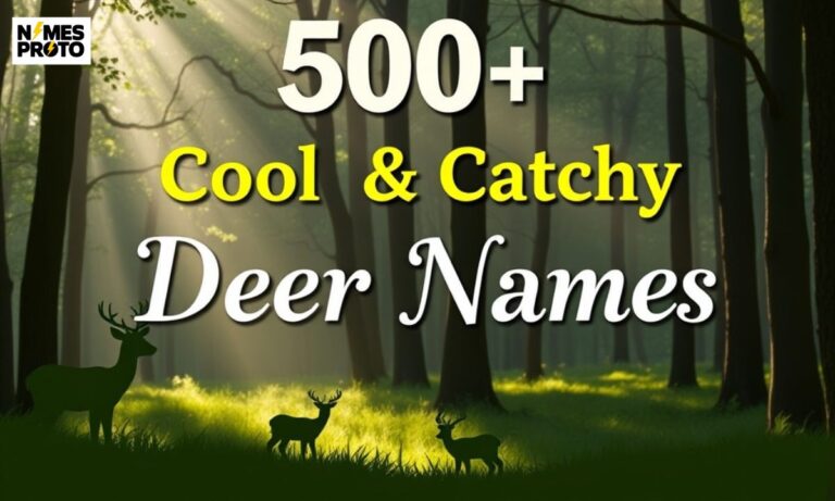 500+ Cool & Catchy Deer Names 