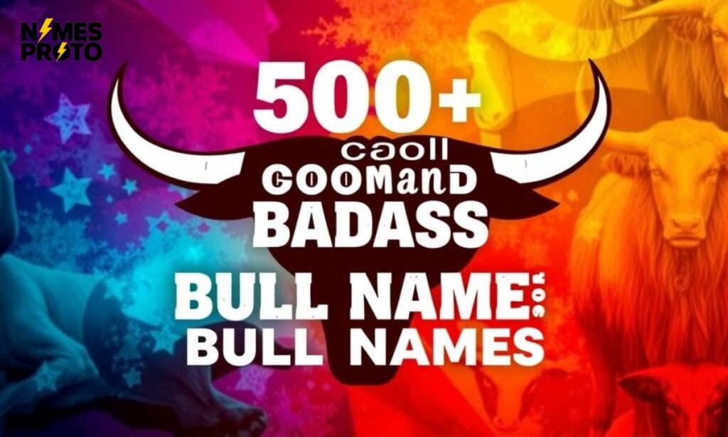 500+ Cool and Badass Bull Names