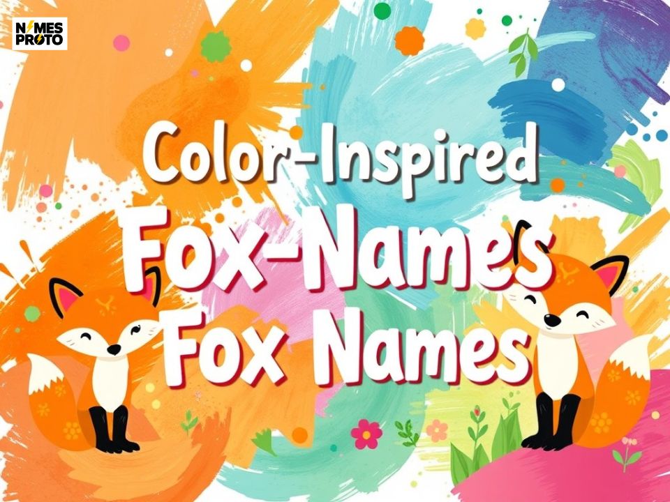 Color-Inspired Fox Names