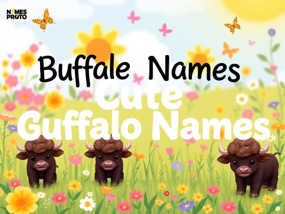 Cute Buffalo Names