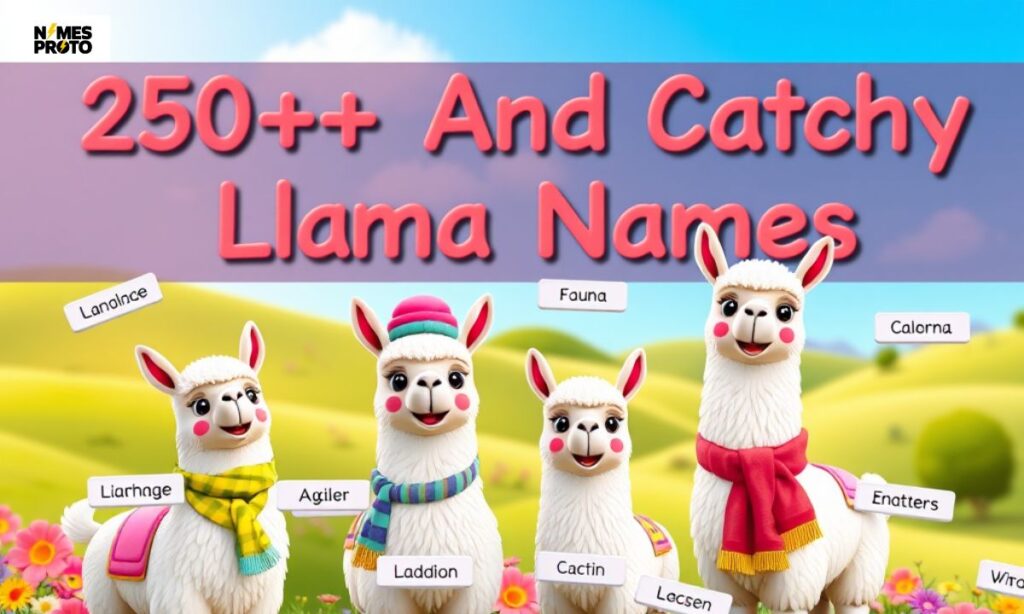 250+ Cute And Catchy Llama Names