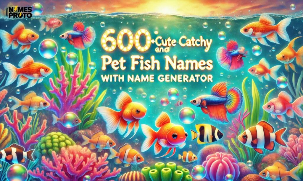 600+ Cute And Catchy Pet Fish Names With Name Generator