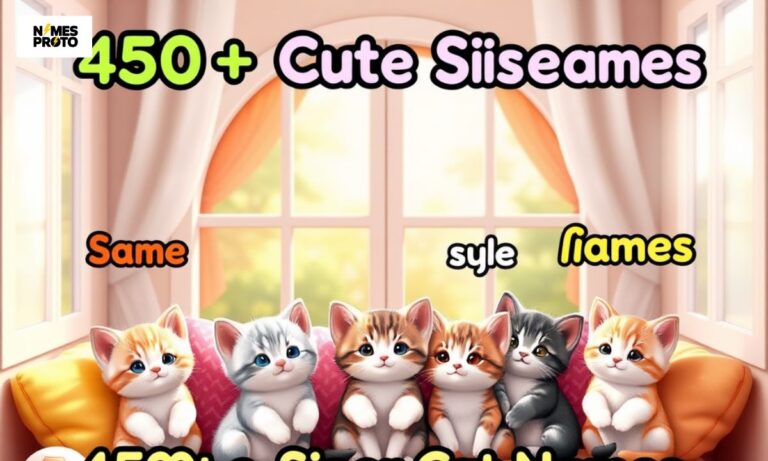 450+ Cute Sister Cat Names That Will Melt Your Heart