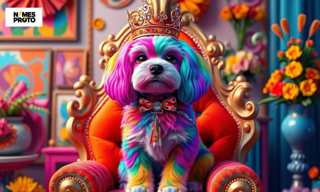 Color-Inspired Royal Dog Names