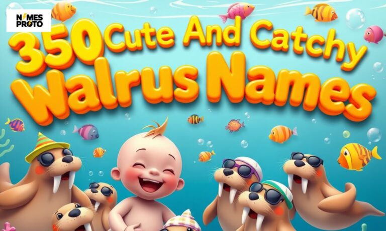 Cute And Catchy Walrus Names