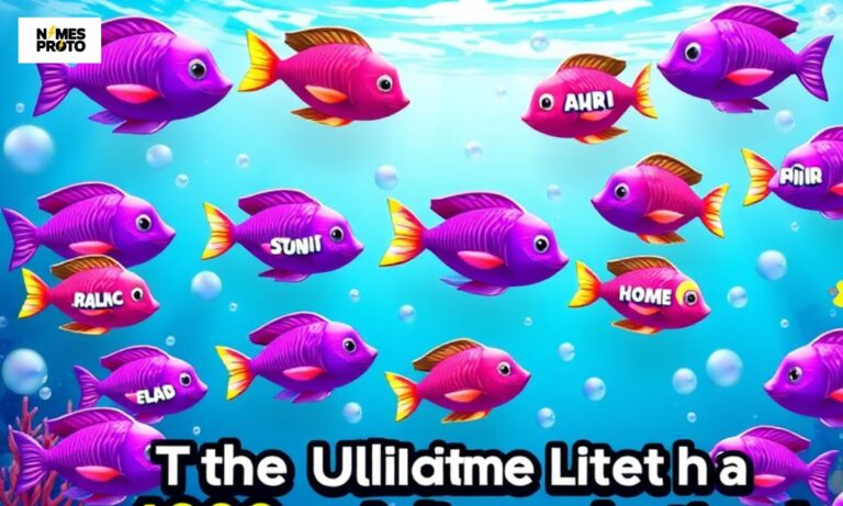 The Ultimate List of 400+ Adorable Purple Fish Names with a Name Generator